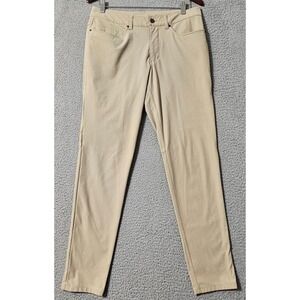 Lululemon Pants ABC Skinny Fit 5 Pocket Warpstreme Beige Tan 32x30 M5AD5S
